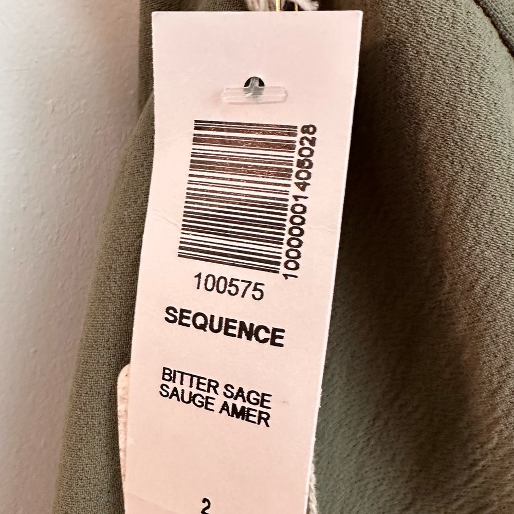 Wilfred “Sequence” Olive Green Cropped Flared Pants - Picture 7 of 9